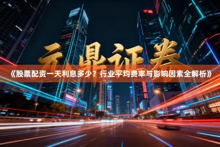 《股票配资一天利息多少？行业平均费率与影响因素全解析》