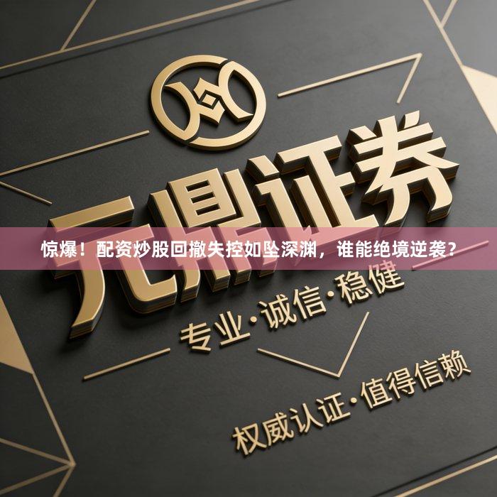 惊爆！配资炒股回撤失控如坠深渊，谁能绝境逆袭？